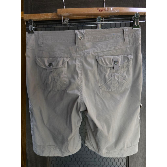 Women's Kuhl Splash Beige Cargo Shorts Size 10 - Picture 2 of 6